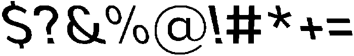 Aukim II News Slanted otf (400) Font OTHER CHARS