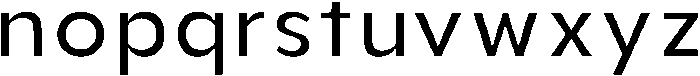 Aukim II Regular otf (400) Font LOWERCASE