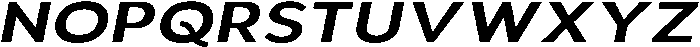 Aukim II Semi Bold Expanded It otf (600) Font UPPERCASE