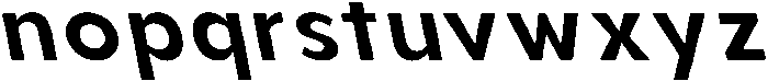 Aukim II Semi Bold Slanted otf (600) Font LOWERCASE
