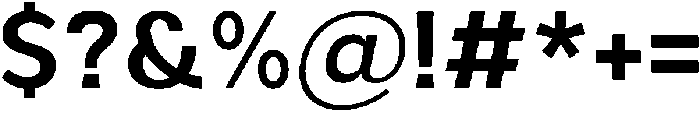 Aukim II Semi Bold otf (600) Font OTHER CHARS