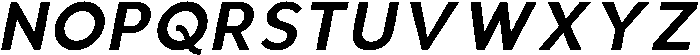 Aukim II SemiBold Italic otf (600) Font UPPERCASE
