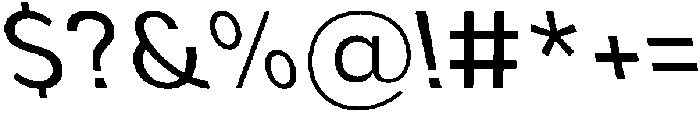 Aukim II Slanted otf (400) Font OTHER CHARS