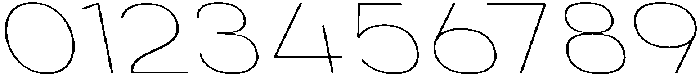 Aukim II Thin Expanded Slanted otf (100) Font OTHER CHARS