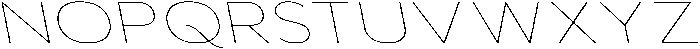 Aukim II Thin Expanded Slanted otf (100) Font UPPERCASE