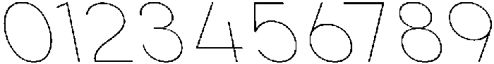 Aukim II Thin Slanted otf (100) Font OTHER CHARS