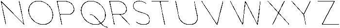 Aukim II Thin Slanted otf (100) Font UPPERCASE