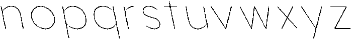 Aukim II Thin Slanted otf (100) Font LOWERCASE