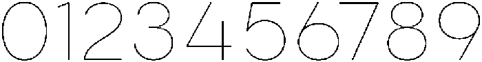 Aukim II Thin otf (100) Font OTHER CHARS