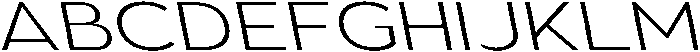 Aukim II Ultra Light Expanded Sl otf (300) Font UPPERCASE