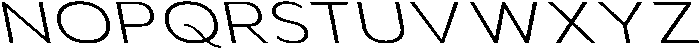 Aukim II Ultra Light Expanded Sl otf (300) Font UPPERCASE
