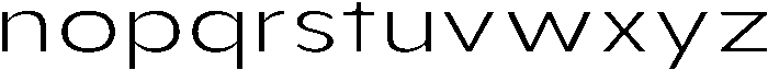 Aukim II Ultra Light Expanded otf (300) Font LOWERCASE