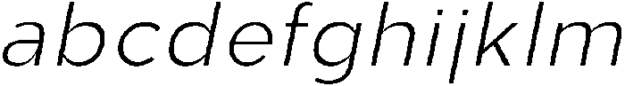 Aukim II Ultra Light Italic otf (300) FONT