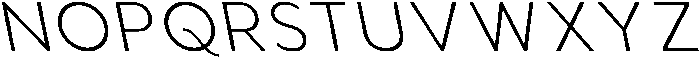 Aukim II Ultra Light Slanted otf (300) Font UPPERCASE