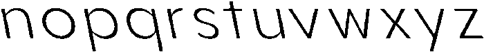 Aukim II Ultra Light Slanted otf (300) Font LOWERCASE