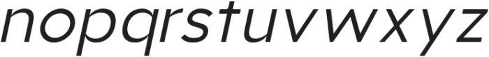 Aukim Italic otf (400) Font LOWERCASE