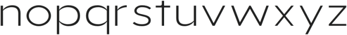 Aukim Light Expanded otf (300) Font LOWERCASE