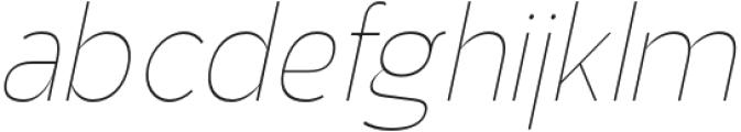 Aukim Thin Condensed Italic otf (100) FONT