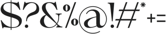 Auliare Regular otf (400) Font OTHER CHARS