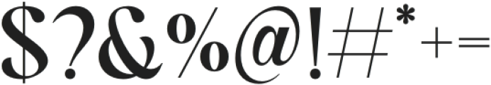 Aulieny Regular otf (400) Font OTHER CHARS