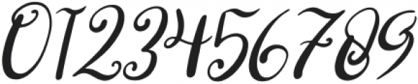 Aullia Beauty Italic otf (400) Font OTHER CHARS