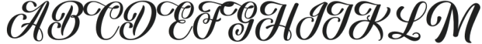 AuloraScript otf (400) Font UPPERCASE