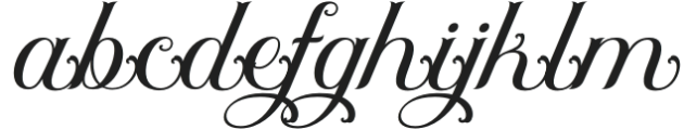 AunthaClear-Regular otf (400) Font LOWERCASE