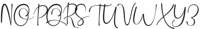 Aunther Signature Regular otf (400) Font UPPERCASE