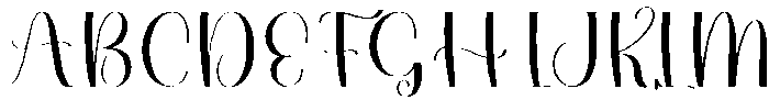 Auntie Regular otf (400) Font UPPERCASE