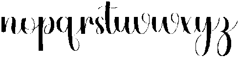 Auntie Regular otf (400) Font LOWERCASE