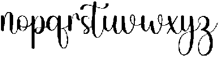 Auntie Regular otf (400) Font LOWERCASE