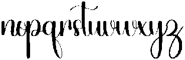 Auntie Regular otf (400) Font LOWERCASE