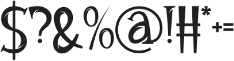 Auralian Regular otf (400) Font OTHER CHARS