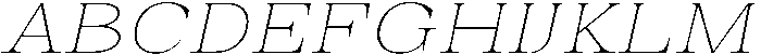 Auralic Thin Italic otf (100) Font