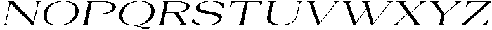 Auralic Variable Expanded Italic ttf (400) Font UPPERCASE