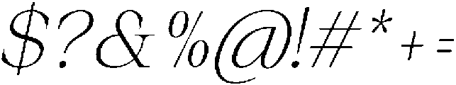 Auralic Variable Extra Light Condensed Italic ttf (200) Font OTHER CHARS