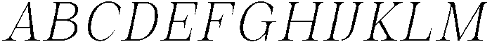 Auralic Variable Extra Light Condensed Italic ttf (200) Font UPPERCASE