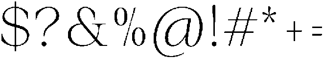Auralic Variable Extra Light Condensed ttf (200) Font OTHER CHARS
