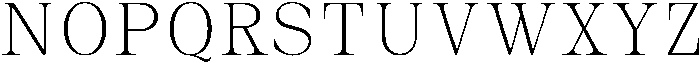 Auralic Variable Extra Light Condensed ttf (200) Font UPPERCASE