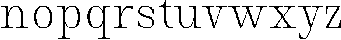 Auralic Variable Extra Light Condensed ttf (200) Font LOWERCASE