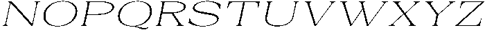 Auralic Variable Extra Light Expanded Italic ttf (200) Font UPPERCASE