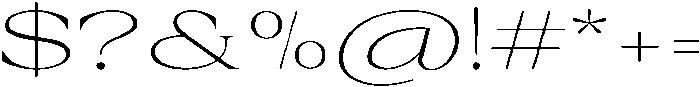 Auralic Variable Extra Light Expanded ttf (200) Font OTHER CHARS