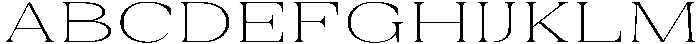Auralic Variable Extra Light Expanded ttf (200) Font UPPERCASE