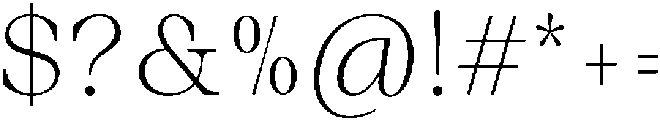 Auralic Variable Extra Light High Condensed ttf (200) Font OTHER CHARS