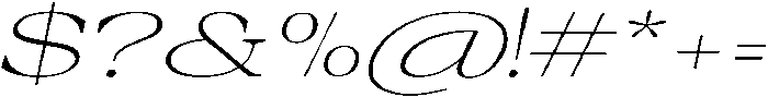 Auralic Variable Extra Light High Expanded Italic ttf (200) Font OTHER CHARS