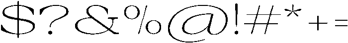 Auralic Variable Extra Light High Expanded ttf (200) Font OTHER CHARS