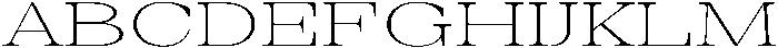 Auralic Variable Extra Light High Expanded ttf (200) Font UPPERCASE