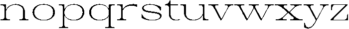 Auralic Variable Extra Light High Expanded ttf (200) Font LOWERCASE