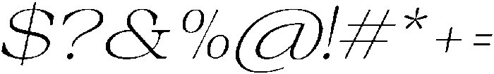 Auralic Variable Extra Light High Italic ttf (200) Font OTHER CHARS