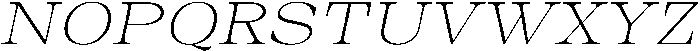 Auralic Variable Extra Light High Italic ttf (200) Font UPPERCASE